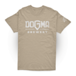 Majica Dogma Brewery | Bež beli logo