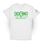 Majica Dogma Brewery | Bela zeleni logo