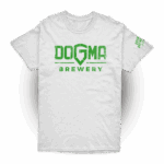 Majica Dogma Brewery | Bela zeleni logo